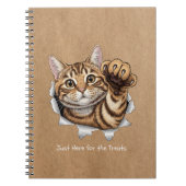 Cute Cat Notes - Spiral Photo Notebook Notizblock (Vorderseite)
