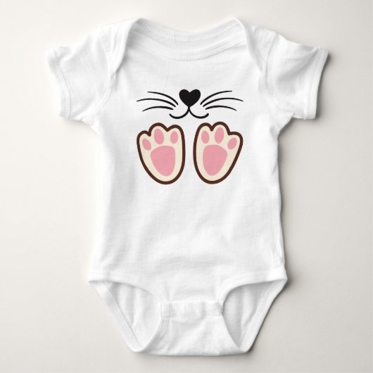 Cute Cat Paws Baby Strampler (Vorderseite)