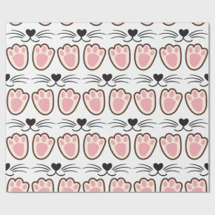 Cute Cat Paws Geschenkpapier