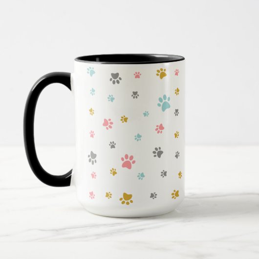 Cute cat Paws Mug Tasse (Links)