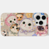 Cute Cat Phone Case Kawaii Kitten Aesthetic (Rückseite (Horizontal))