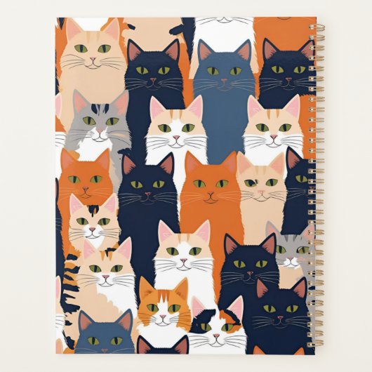 Cute Cat Planner Planer (Rückseite)