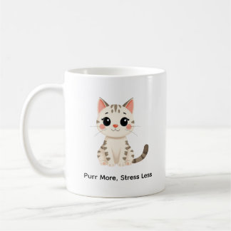 Cute Cat Quote Coffee Mug Kaffeetasse