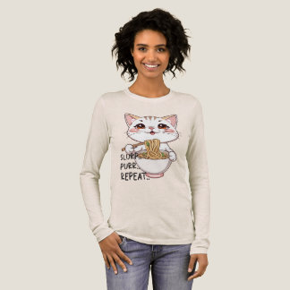 Cute Cat Ramen Tee - Slurp, Purr, Repeat