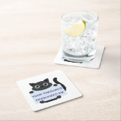 Cute Cat  Rechteckiger Pappuntersetzer (Vor Ort)