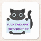 Cute Cat  Rechteckiger Pappuntersetzer (Vorderseite)