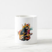 cute cat rocks tar design  kaffeetasse (Mittel)