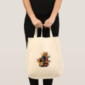 cute cat rocks tar design tragetasche (Vorderseite (Produkt))