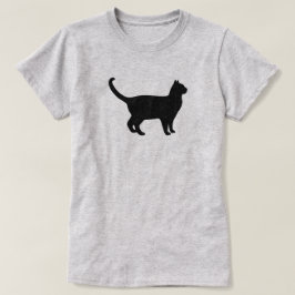 Cute Cat Silhouette T-Shirt