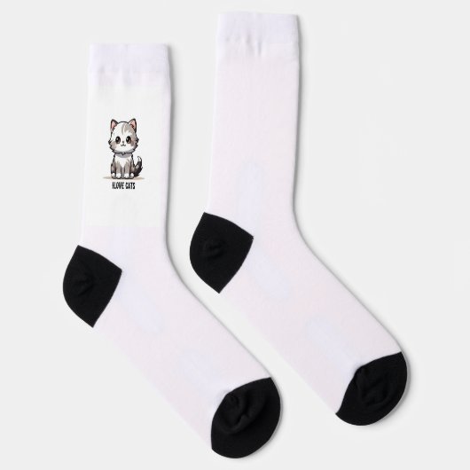 Cute Cat Socks Socken (Rechts)