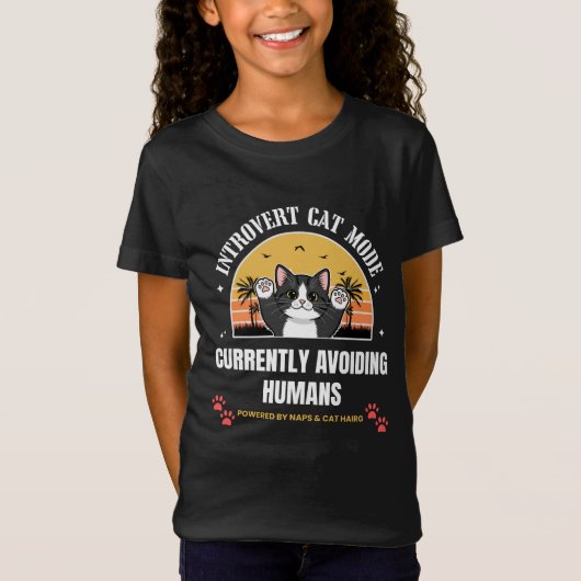 Cute Cat T-Shirt (Vorderseite)
