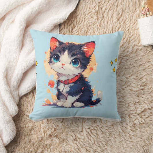 cute cat throw pilow  kissen (Decke)
