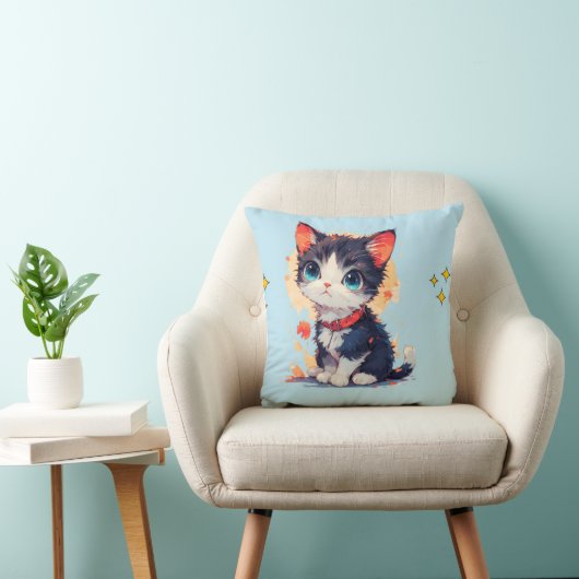 cute cat throw pilow  kissen (Stuhl )