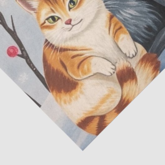Cute Cat Tissue Paper Seidenpapier (Ausschnitt)