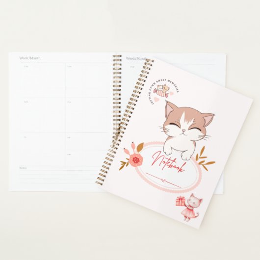 Cute cat to do with note books planer (Anzeige)