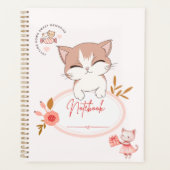 Cute cat to do with note books planer (Vorderseite)
