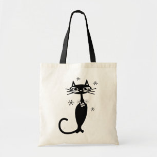 Cute cat tote bag eco friendly reusable tragetasche