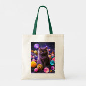 Cute Cat Tote Bag Tragetasche (Rückseite)