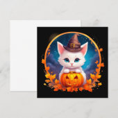 Cute Cat Witch Pumpkin (Vorne/Hinten)