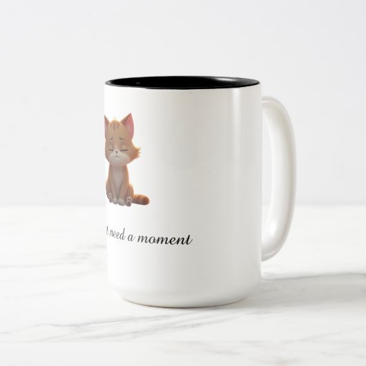 Cute cat zweifarbige tasse (VorderseiteRechts)