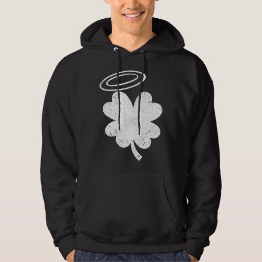 Cute Catholic St Patricks Day Holy Shamrock Hoodie (Vorderseite)