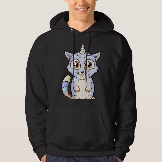 Cute Caticorn Hoodie (Vorderseite)