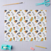 Cute cats Pattern Birthday for Cats Seidenpapier (Basteln)
