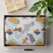 Cute cats Pattern Birthday for Cats Seidenpapier (Geschenk)