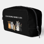 Cute Cats Pattern Toiletry Bag & Cosmetic Case Waschbeutel (Rechte Ecke)
