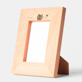 Cute cats saying Hl Geätzte Rahmen