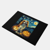 Cute Cavalier King Charles Spaniel Dog Halloween J Fußmatte (Schrägansicht)