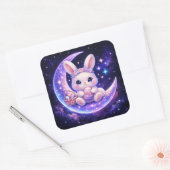 Cute Celestial Easter Bunny Sticker Sheet (Umschlag)