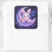 Cute Celestial Easter Bunny Sticker Sheet (Tasche)