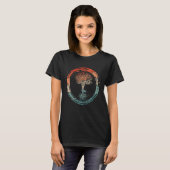 Cute Chakra Yogi Namaste & Meditation Om Mantra Ze T-Shirt (Vorne ganz)