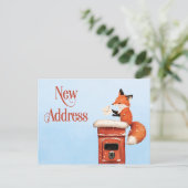 Cute Change of Address New Address Announcement Ankündigungspostkarte (Stehend Vorderseite)