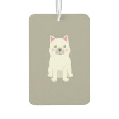 Cute Cheeks French Bulldog Autolufterfrischer (Rückseite)