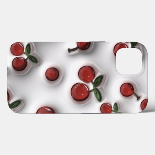 Cute Cherry Aesthetic Phone Case 🍒✨ (Rückseite (Horizontal))