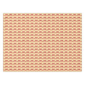Cute Cherry Bow Seamless Pattern Pink Aesthetic Ka Tischdecke (Vorderseite (Horizontal))