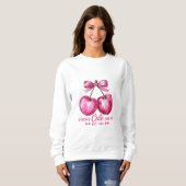 Cute Cherry Bow Sweatshirt – Looks Cute On Me (Vorne ganz)