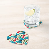 Cute Cherry Butterfly Pattern, Glossy Kawaii Fruit Untersetzer (Vor Ort)