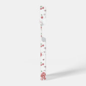 Cute Cherry iPhone 14 Case with Hearts & Bows Hülle (Linke Seite)