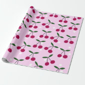 Cute Cherry Wrapping Paper Geschenkpapier (Ungerollt)