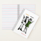 Cute Cherub Angels Spiral Notebook Notizblock (Innen)
