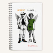 Cute Cherub Angels Spiral Notebook Notizblock (Vorderseite)