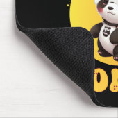 Cute Chibi Kawaii Panda Name School Year On Back B Mousepad (Ecke)