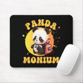Cute Chibi Kawaii Panda Name School Year On Back B Mousepad (Mit Mouse)
