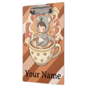 Cute Chibi Koala Adventure Professional Klemmbrett (Links)