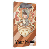 Cute Chibi Koala Adventure Professional Klemmbrett (Rechts)