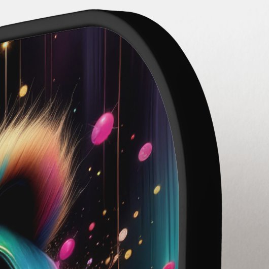 Cute Chibi Panda Customizable Pickleball Schläger (Linke Seite)