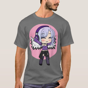Cute Chibi Style Kawaii Anime Girl With Wings T-Shirt